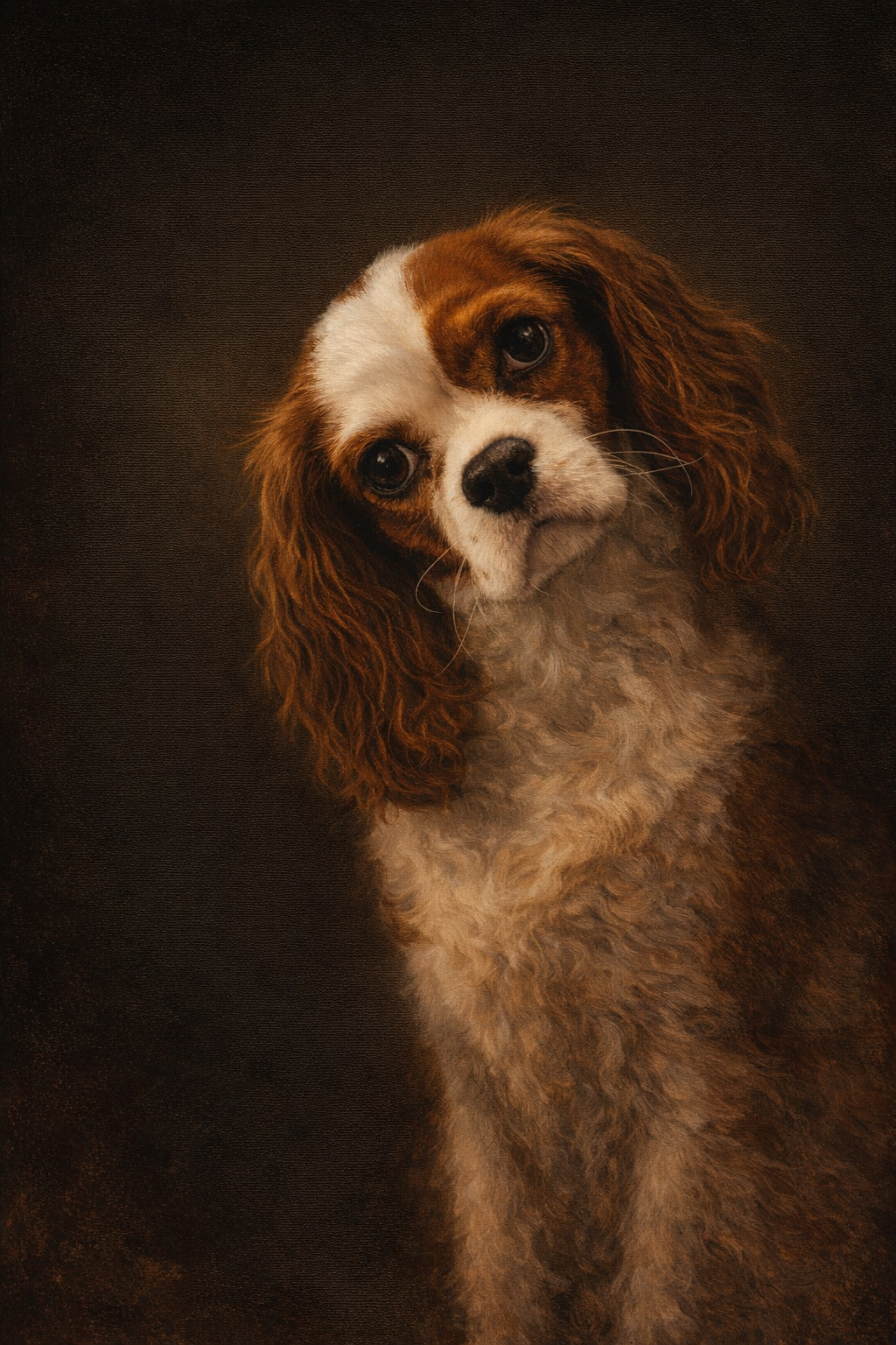 After — Mercy-reviewed oil painting of Cavalier in the Old Masters tradition